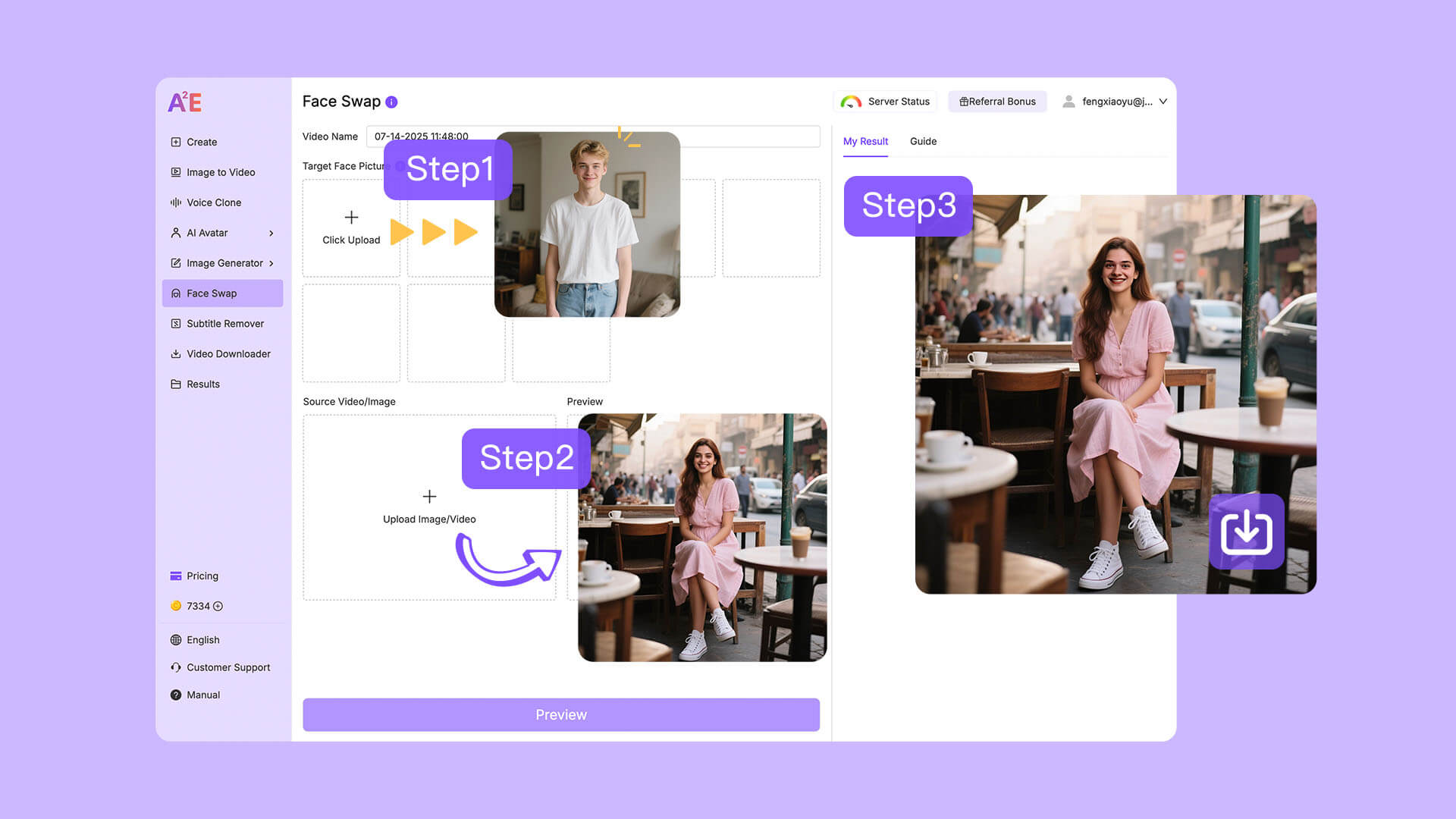 Swap Faces in Just 3 Steps